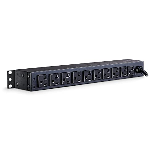 Cyberpower Rkbs15S4F12R Rackbar Surge Protector, 120V/15A, 16 Outlets, 15 Foot Power Cord, 1U Rackmount #TOP3