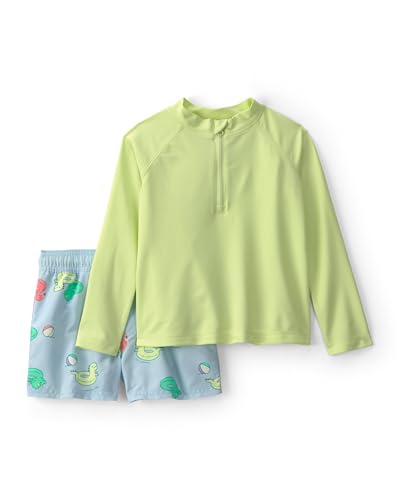 Carter's Boy 2-piece Rashguard Trunk Set, Multi, 4T
