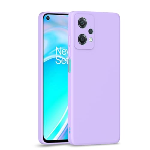 Image of Outlouders Back Cover for OnePlus Nord Ce 2 Lite 5G | Camera Protection | Durable Soft Matte Silicone Bumper Case (Purple)