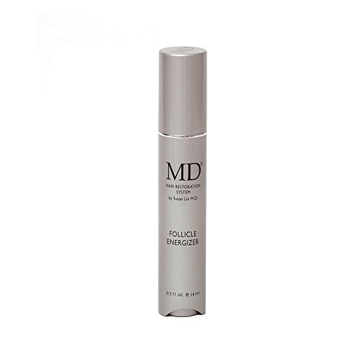 MD Follicle Energizer – Precision Hair Thickening Serum with Biotin, Peptides & Marine Extract – Drug‑Free, Lightweight, Targeted for Thinning Areas (0.5 fl oz)