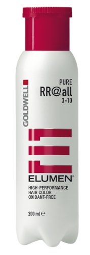 Goldwell Elumen Pure RR@all - 6er Set! PPD-frei, Flüssigkeit, RR (reddish-brown), reddish_brown, 200 ml (6er Pack)