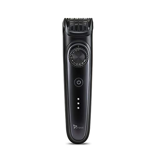 SYSKA HT900 BeardPro Corded & Cordless Trimmer with Fast Charge, 120 Min Runtime, 40 Length Settings (Black)