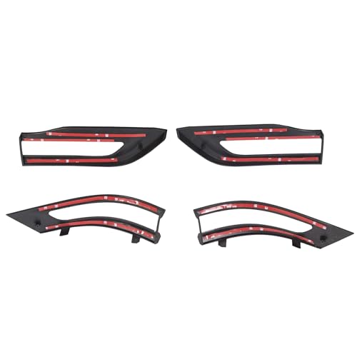 ECOTRIC For 2014-2020 Jeep Grand Cherokee Gloss Black Tail Light Lamp Cover Trim Bezel - Replace For 68220970AA 68220968AA 68219812AA 68219813AA by ECOTRIC - Image 7