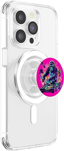 Platine DJ Gorilla Tropical Animal Dance Musique Gorilla DJ PopSockets PopGrip pour MagSafe – vue 4