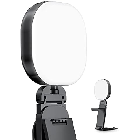 viozon Glow LED Streaming Light, Rechargeable Portable, Video Conference Light, Angle&Brightness&Color Temp Adjustable, 3000k-7200k,CRI≥90, Suitable For Laptop, Monitor,Zoom,Broadcast,Vlog Cover