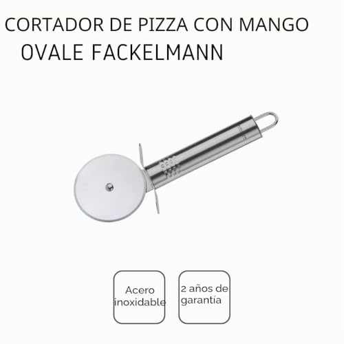 Miniatura 5 de Fackelmann Acero Inoxidable Cortador De Pizza, Plata