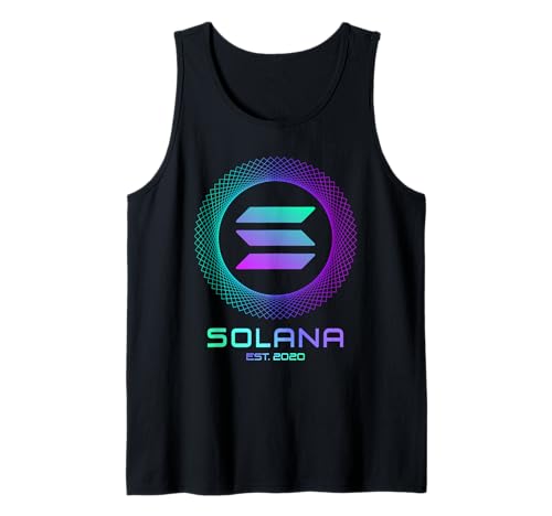 Solana SOL Coin Crypto Logo Blockchain | Solana Tank Top