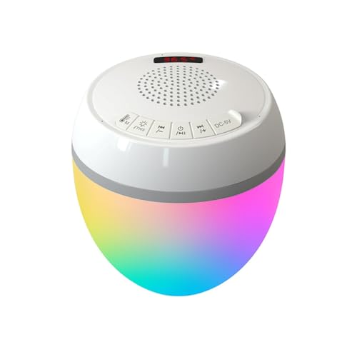 topool Haut-Parleur Bluetooth Flottant pour Piscine avec Thermomètre et Éclairage LED, Étanche...