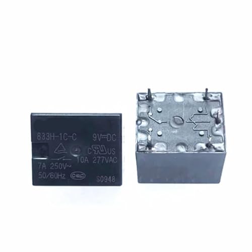Relais 9V 833H-1C-C de haute précision mécanique 7A