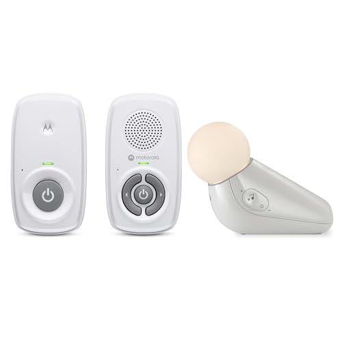 Motorola Nursery Long Range AM21Audio Baby Monitor + S1 Portable Sleep Soother & Light Sound Machine