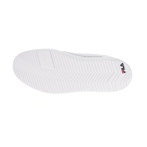 Image of Fila Mens Royalton Perforated Lace Up Sneakers Shoes Casual - White