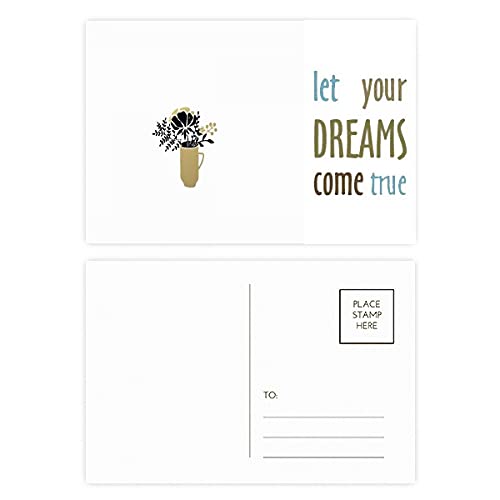 Tarjetas de agradecimiento "Dream Come True" para tus notas personales y eventos especiales