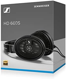 Sennheiser HD 660 S Open, Dynamic Lightweight Circumaural Headphones with Low Impedence and Improved Transducer Design for Audiophiles, Black