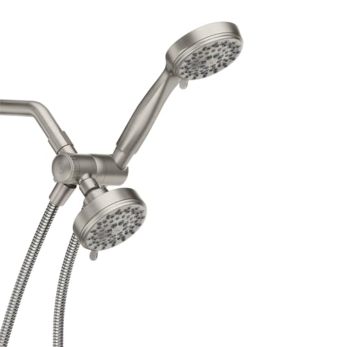 Moen Ignite Brushed Nickel Five-Function 3-3/4" Diameter 5-Function Shower Spray Head with Handheld Showerhead, 20016SRN by Moen - Image 2