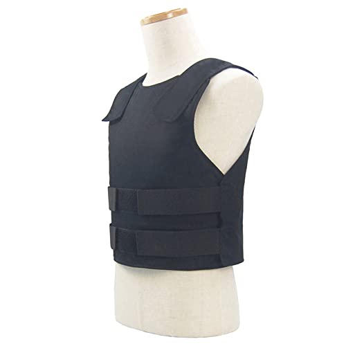 YIEOTM Kugelsichere Weste - Level IIIA Verdeckte, verstellbare Taktische Weste für den persönlichen Schutz im Freien/L Cover