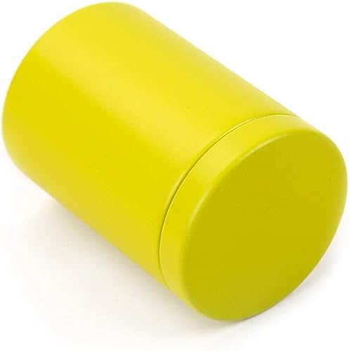 Miniatura 7 de Caja de lata pequeña con tapas herméticas para almacenamiento de café, té, caramelos, almacenamiento de hojas sueltas, té, 5 unidades (verde, M)