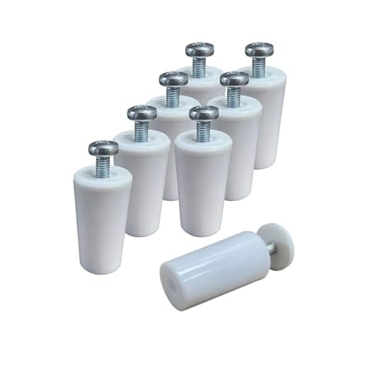 noni.es online shop Topes Persiana (40mm x 25mm), Topes de Persiana Blancos, Topes de Persiana PVC, Incluye Tornillos y Arandelas. Son universales para Cualquier persiana.