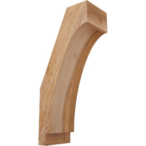 Ekena Millwork BRC06X10X22IMP00RWR 6"W x 10"D x 22"H Imperial Rough Sawn Knee Brace, Western Red Cedar