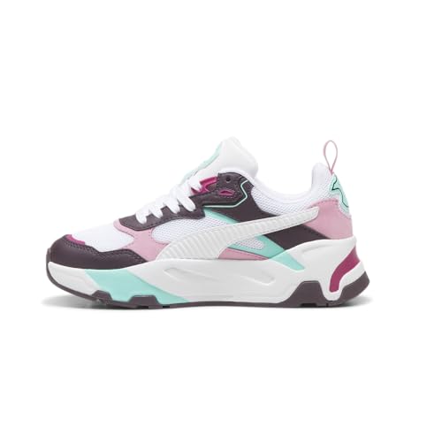 PUMA Kids Boys Trinity Jr Sneakers Shoes Casual - Black, Pink, White - Size 4.5 M3