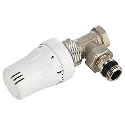 Válvula Termostática en Ángulo para Radiador MH 3/8 | Control Automático de Temperatura | Ahorro Energético y Confort Térmico | NOYON & THIEBAULT