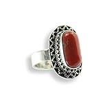 korallenring reinigen Ringgröße 60 / Innendurchmesser ca. 19 mm