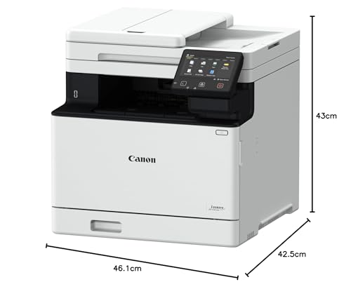 Canon i-SENSYS MF754Cdw Imprimante Impression Recto Verso Multifonction Laser Couleur A4, USB, LAN, Wi-FI, Cassette Papier de 250 Feuilles, écran Tactile