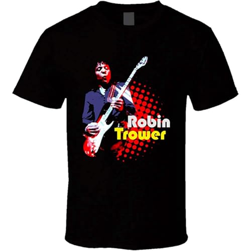 Photo de Limeiren Robin Trower Procol Harum Guitarists Unisex 100% Cotton Short-Sleeve T-Shirts Black M