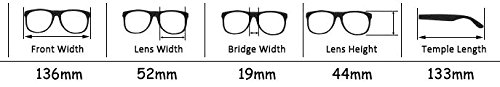 Deding Retro Round Clear Lens Eyeglasses (Gray Tortoise, Clear) #TOP5