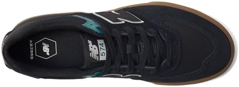 New Balance 574 Vulc Black/Vintage Teal US Men's 11, Women's 12.5 Medium | Image 1