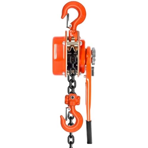 Vohala Manual Lever Chain Hoist Come Along 3-2/1 TON 10FT, G80 7716 LBS Capacity Commercial Grade Steel, 360° Rotating Hook for Lifting Pulling Construction Building Automotive Machinery