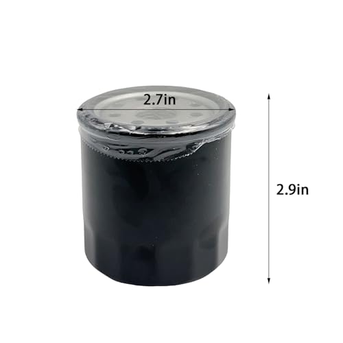 2Pcs Oil Filter Compatiable with Kawasaki Mule 600 610 SX KAF400 2500 2520 3000 620 3010 trans 4x4 3020 4000 617 4010 KAF620 Replace #49065-2071 49065-2078 - Thumbnail 2