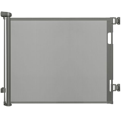 Dioxide Barrière de Sécurité Rétractable pour Bébé, 0-150 cm Barriere Retractable Enfant, Barrière Sécurité Enfant Adaptée aux Escaliers, Couloirs,...
