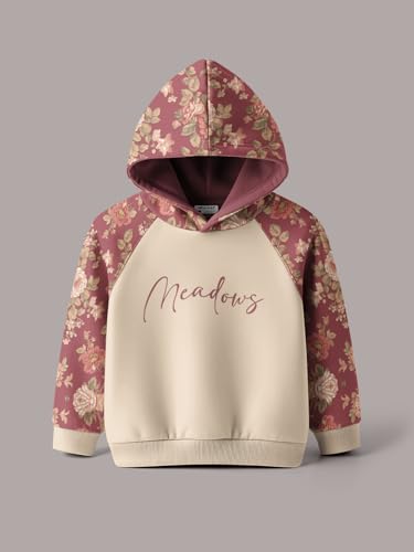 Image of HELLCAT Trendy Co-ords With Hoodie Sweatshirt and Trackpant Clothing Set for Girls.