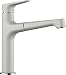 Produktbild Blanco Felisa-S, Küchenarmatur - Einhebelmischer mit ausziehbarer Brause, Wasserhahn für die Küche, Silgranit-Look Perlgrau, Hochdruck 1 Stück, 520347