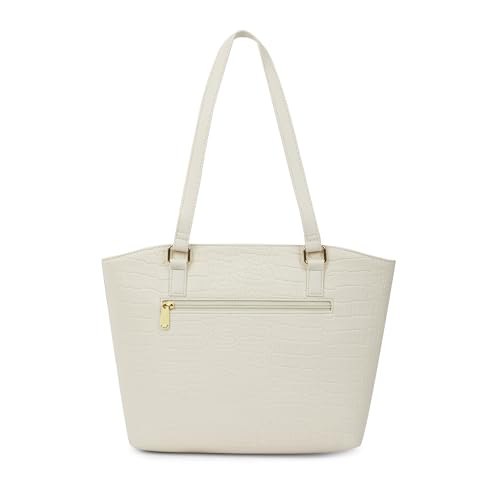 Image of Caprese York Medium Tote Bag for Women | Stylish, Durable, Multi-Compartment Design for Work, Travel, Shopping | Large Capacity, Comfortable Straps, Ideal for Tab & Essentials