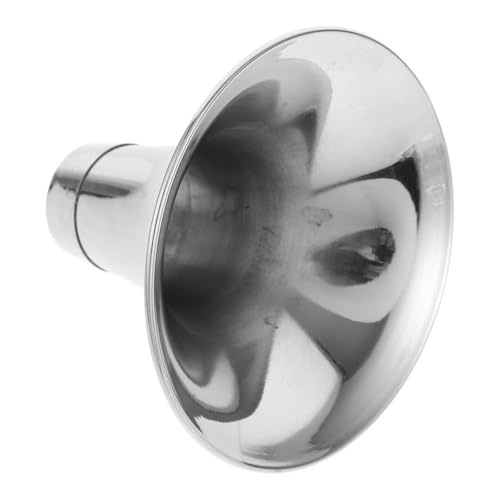 WESIEVYA Verdicktes Metall Suona Horn Zubehör Mundstück Ersatzteil für G moll mit Elegantem Silbernem Design Praktisches Blasinstrument Zubehör für Suona Spieler
