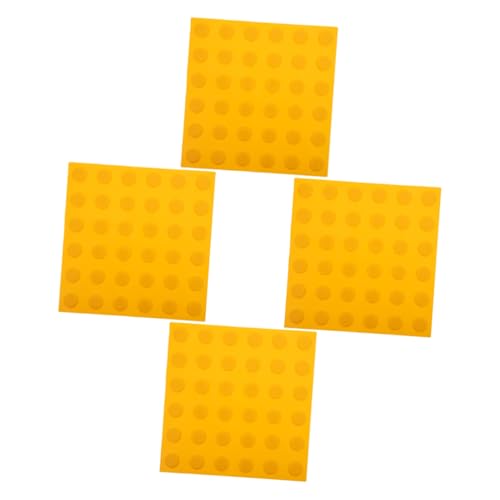 Ciieeo 4pcs Blind Paving Tiles with Textured Design High Visibili...