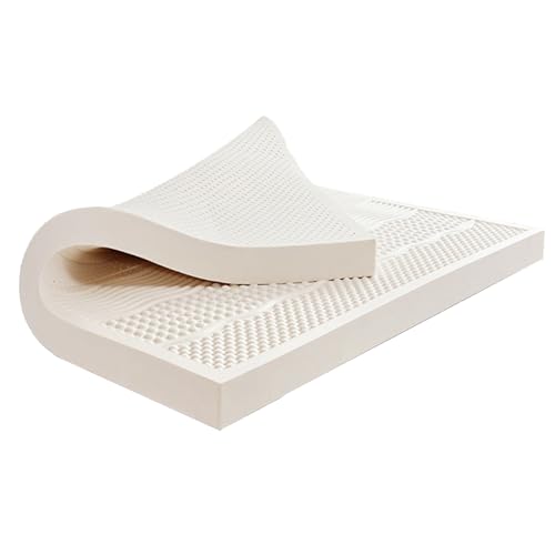 BIWKONI Natural Latex Mattress Silent Breathable Latex Bed Mat, Efficient