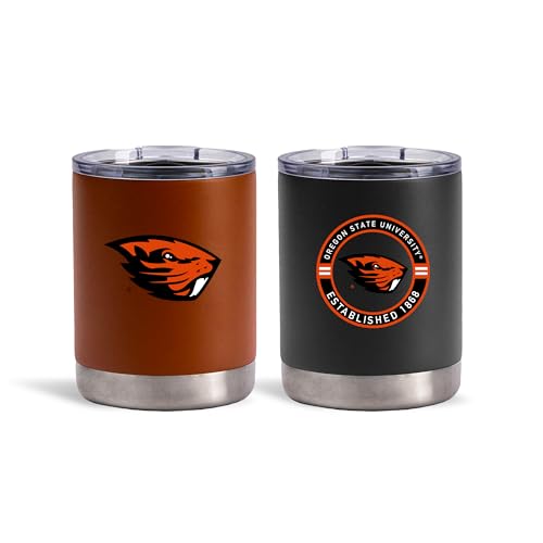 The Memory Company | Licensed NCAA 2-Pack Home/Away Lowball (no Handle),Oregon State University