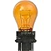 SYLVANIA 3157NA Long Life Mini Bulb - Amber Automotive Light Bulb - Car Signal Light Bulb Ideal for Parking, Side Marker & Turn Signal Applications - 2 Bulbs