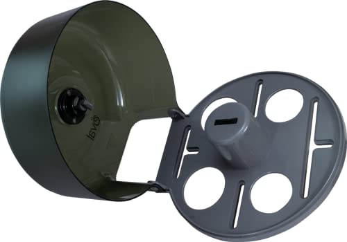 Oval - Commercial Toilet Paper Dispenser | Jumbo Jr Heavy-Duty Industrial Toilet Paper Holder|9" Toilet Paper Rolls | Abs Plastic High Resistance Bathroom Tissue Dispenser #TOP2