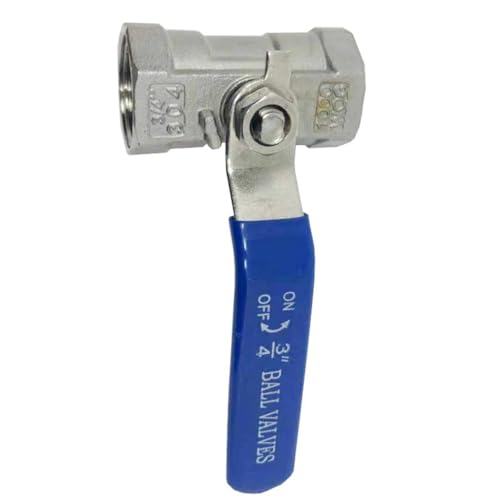Válvula de bola SS304 de 1/2" resistente a la corrosión para control de fluidos 6