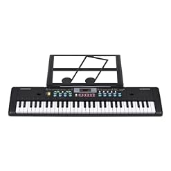 Électronique clavier Piano Microphone À Piano Électrique USB 61 Touches, Orgue Électronique, Noir, Instrument Stéréo De Musique Numérique - Les Beatles, Paul McCartney, John Lennon, RIngo Starr, George Harrison Électronique clavier Piano Microphone À Piano Électrique USB 61 Touches, Orgue Électronique, Noir, Instrument Stéréo De Musique Numérique – Image 2