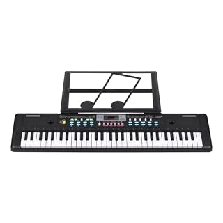 Électronique clavier Piano Microphone À Piano Électrique USB 61 Touches, Orgue Électronique, Noir, Instrument Stéréo De Musique Numérique - Les Beatles, Paul McCartney, John Lennon, RIngo Starr, George Harrison Électronique clavier Piano Microphone À Piano Électrique USB 61 Touches, Orgue Électronique, Noir, Instrument Stéréo De Musique Numérique – Image 2