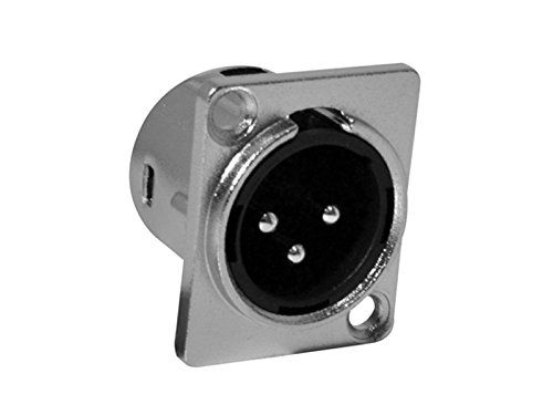 Conector XLR Macho Base 3 Pin Set 2 u QP-AUDIO Cover