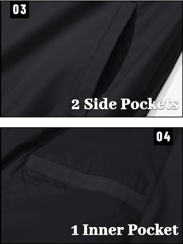 Tacvasen TCTJ-954-M911-BLACK-M Black Jacket For Men Zip Up Men'S Jackets thumb #5