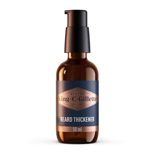 King C. Gillette Beard Thickener formulated with Vitamin B complex and Caffeine