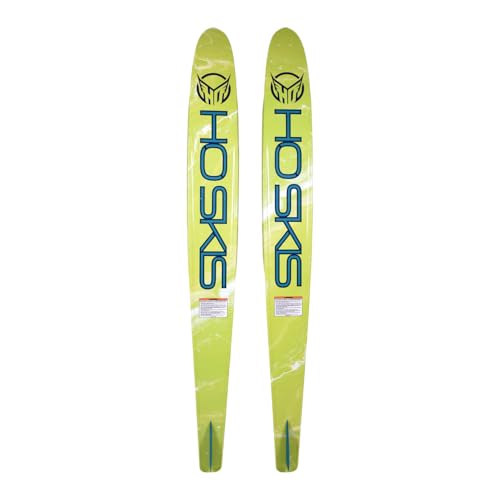 image for HO Sports Freeride Combo Waterskis with Adjustable Horseshoe Bindings,