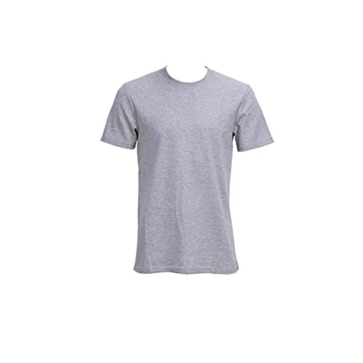 hooga EMF Protection T-Shirt for Men, Anti Radiation, RF Shielding EMF Blocking Silver Fabric. Small.