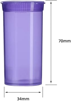 Fenny's Creations Pop Top Squeeze Bottles 13 Dram Squeeze Bottles, Squeeze Pot Tub, Poptops, Pop Tops, 13 dram pop top, Assorted Colour (100)